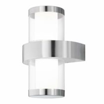 EGLO 94799 LED Stainless Steel Outdoor Wall Light BEVERLY 1