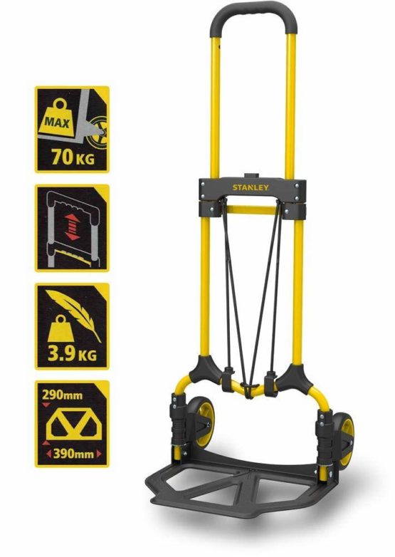 Stanley FT580 FT 580 Hand Truck, Yellow, SXWTD-FT580 - Image 2