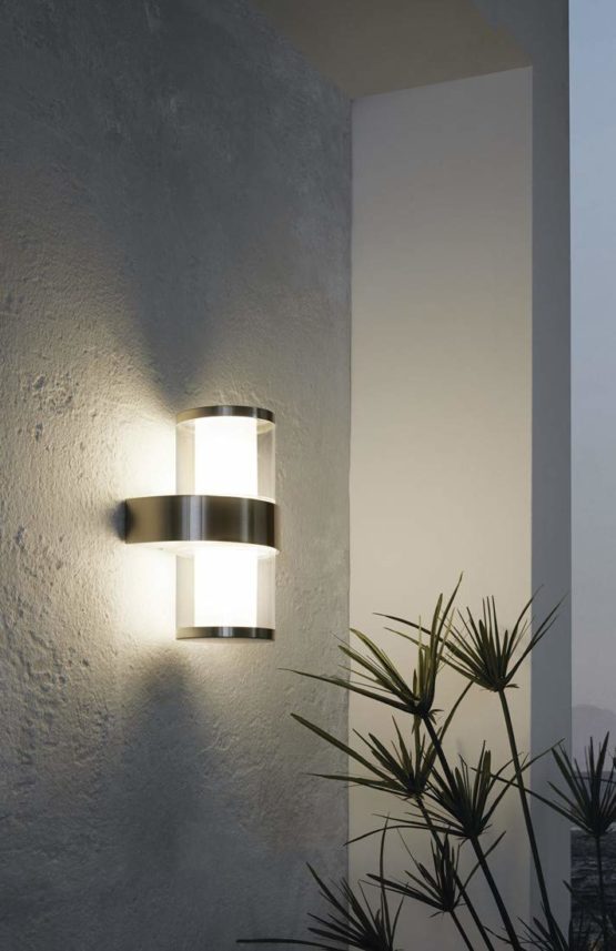 EGLO 94799 LED Stainless Steel Outdoor Wall Light BEVERLY 1 - Image 2