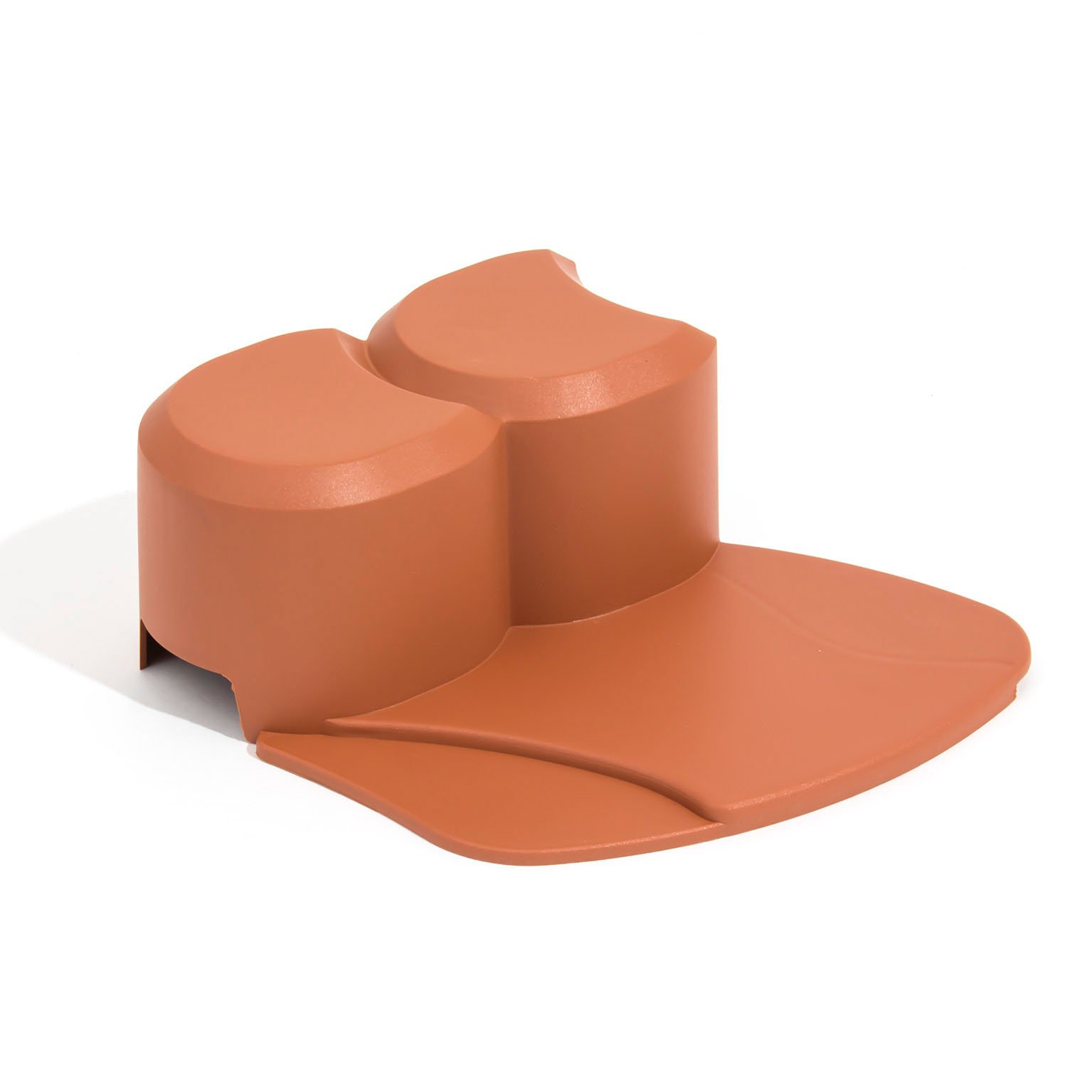 Prosper Plast IHAP1-R624 310 x 7 cm "Palisade" Garden Happy Grass - Terracotta (24-Piece)