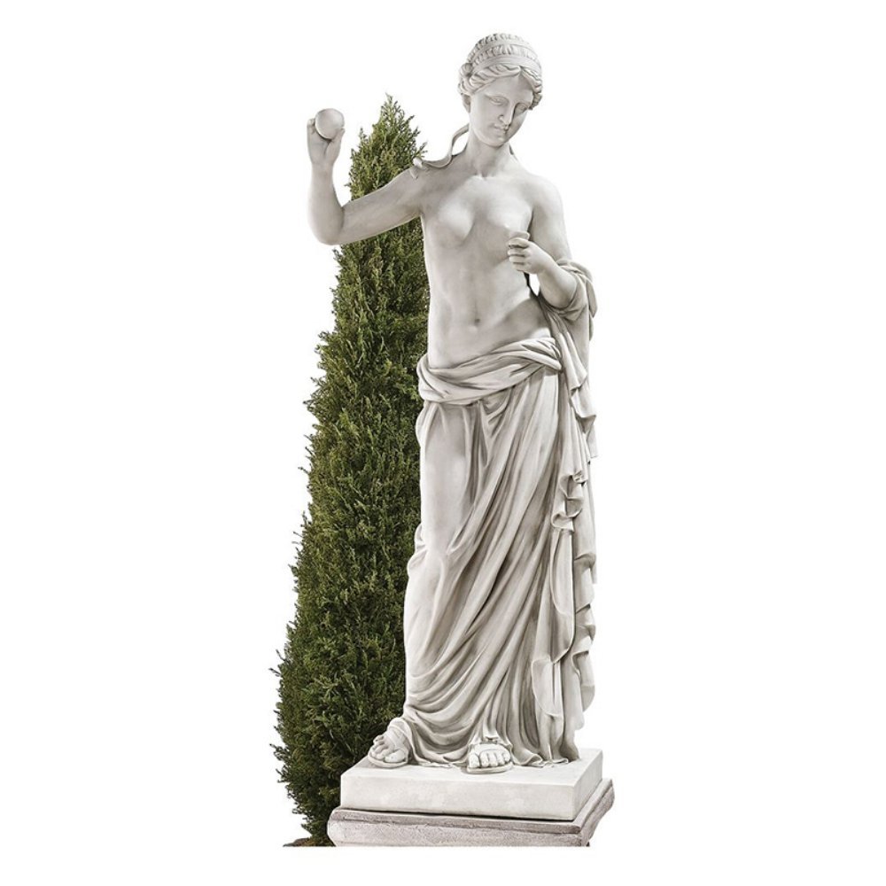Design Toscano Venus of Arles Greek Goddess Statue, Grand, Polyresin, Antique Stone, 96.5 cm