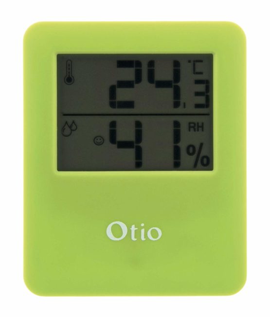 Otio Magnetic Indoor Thermometer/Hygrometer Green - Image 3