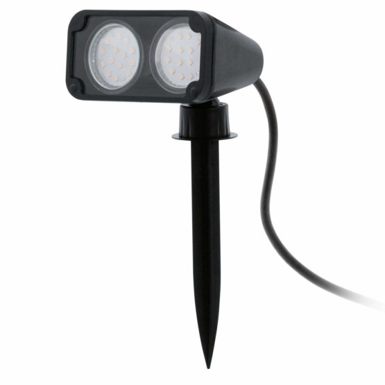 EGLO 93385 GU10-LED Black Outdoor Floor Lamp NEMA 1