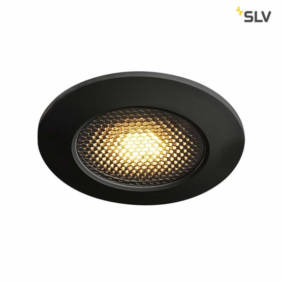 SLV VARU QPAR51 DL Walls, Paths, entrances, LED, recessed Light Outdoor, Garden lamp, Ceiling Spotlight / GU10 IP20/IP65 5W Black, Aluminium, 5 W - Image 3