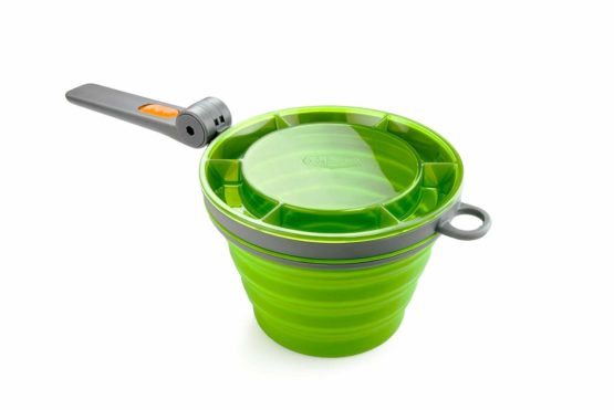 GSI Outdoors 79203 Folding Mug with Folding Handle, Green - Image 4