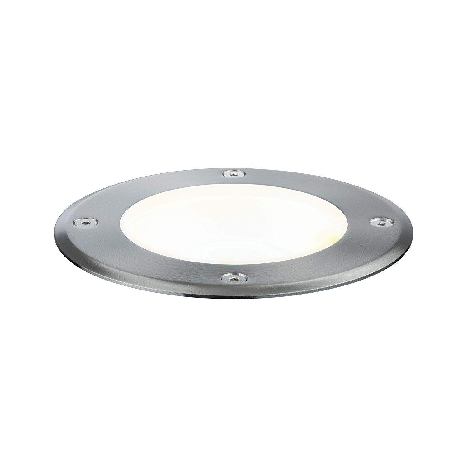 Paulmann Plug & Shine Floor Light 3000K 6W 24V Beam Angle 20° Swivelling 93907 LED Recessed Spotlight Outdoor, Metal, 6 W, 3,000 K