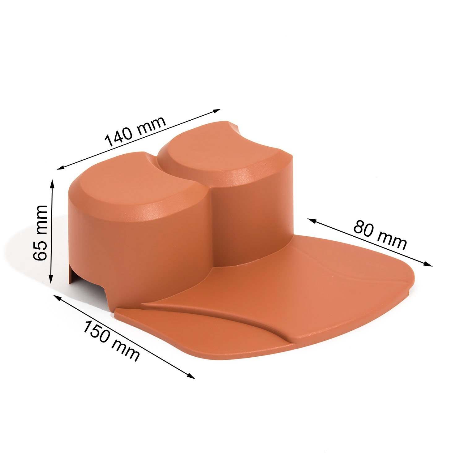 Prosper Plast IHAP1-R624 310 x 7 cm "Palisade" Garden Happy Grass - Terracotta (24-Piece) - Image 2
