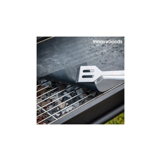 InnovaGoods Non-Stick Oven Mat and Barbecue Fiberglass, Black, 33 x 40 x 2 cm - Image 4
