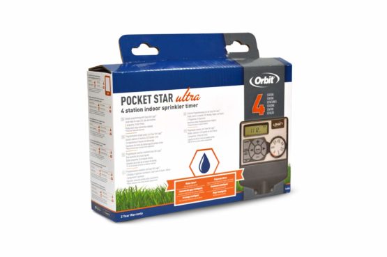 Orbit 94874 Pocket Star 'Ultima' - 4 Station Automatic Indoor Sprinkler Timer - Image 3