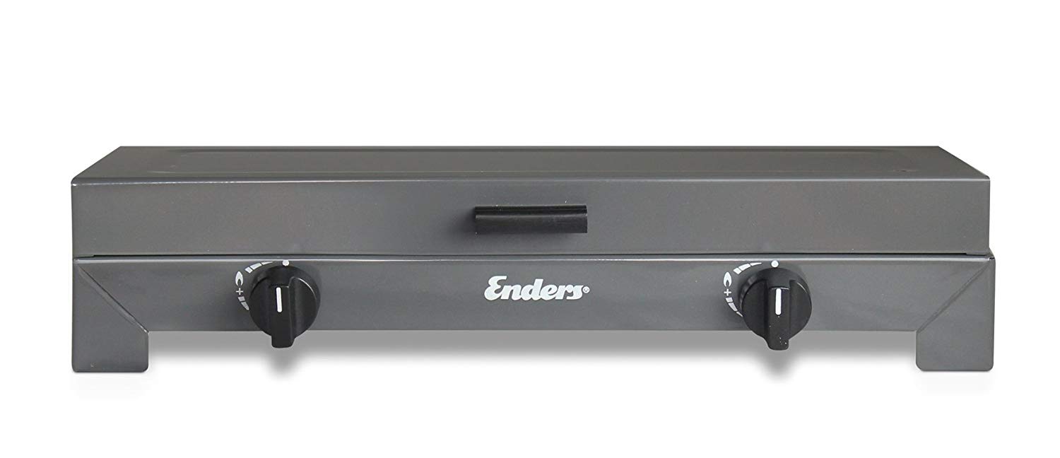 Enders 1790 Canberra 2-Burner Camping Stove, Camping Accessories, Silver, Normal