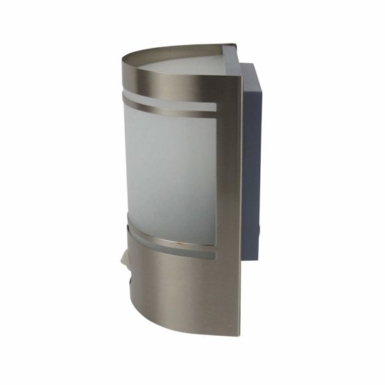 Smartwares 5000.299 Alicante Wall light – Stainless steel – Motion sensor – E27 fitting - Image 4