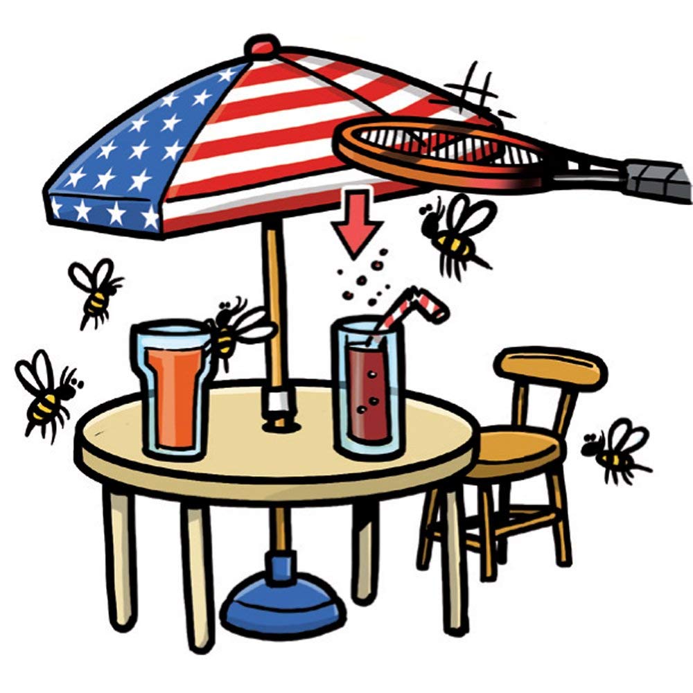 The Executioner Pro Fly Killer Mosquito Swatter Racket Wasp Bug Zapper Indoor Outdoor Over 55cm