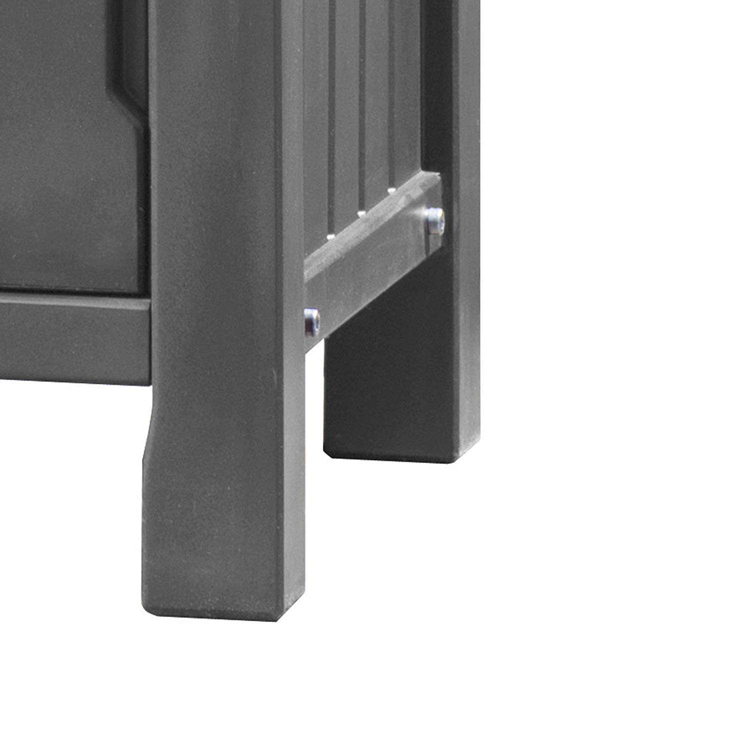 Keter Barbecue Side Table with Single Door, Graphite, 54 x 70 x 90 cm