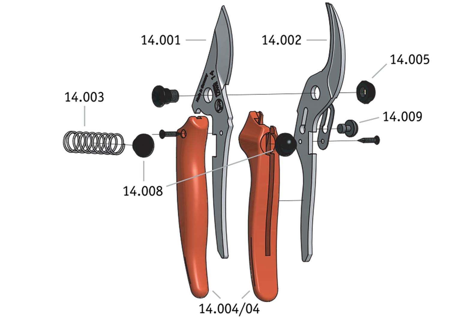 Original LÖWE 14.104 Compact Bypass Secateurs - Image 4