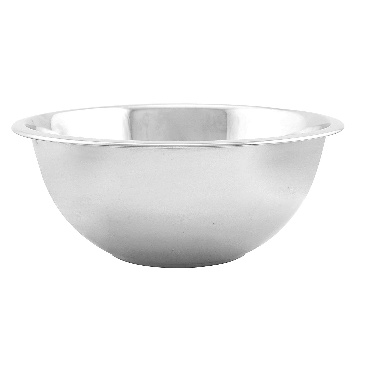 Equinox Salad Bowl Stainless Steel Silver, Stainless Steel, silver, 19,5 x 19,5 x 7 cm