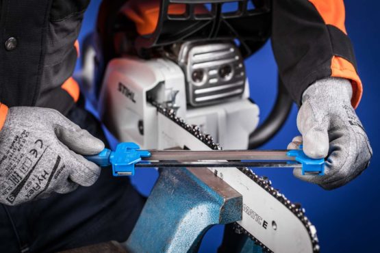 Pferd KSSG904,8 Chain Saw Sharpener, Silver/Blue, 90/4.8 mm - Image 3
