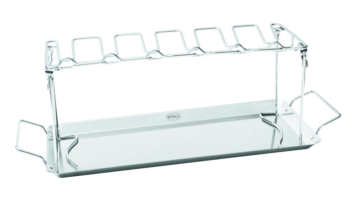 RÖSLE 25144 Chicken Wings Rack, Stainless Steel, 47x16.5x5 cm