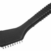 Fackelmann 41586 grill cleaning brush made of brass. Colour: black.