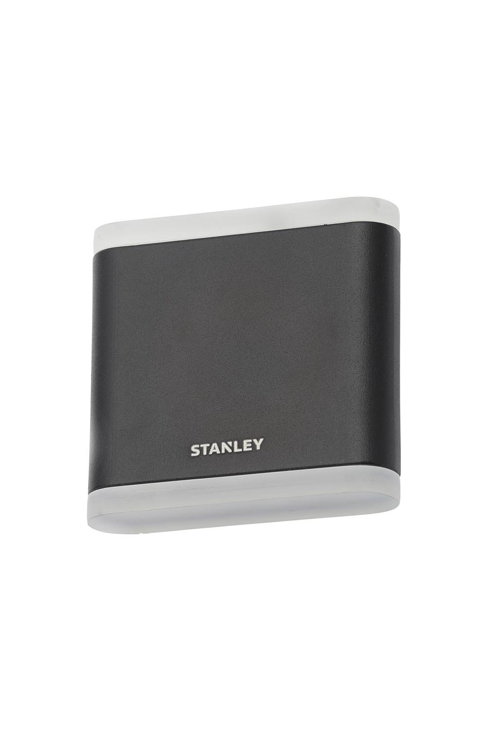 Stanley Large Flush Aluminium LED Up/Down Wall Light 10w 4000K, Black, 11 x 17.5 x 2.9 - Image 2