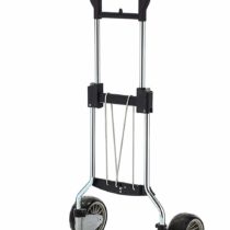 RuXXac Cross 2234-41V3 Folding Sack Truck Load Capacity 100 kg Extra Wide Wheels Foldable Space Saving Comfortable Plastic Handles Chrome-Plated Steel Frame Aluminium Shovel