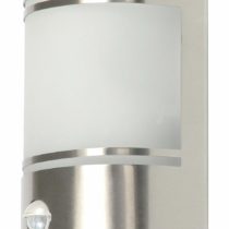 Smartwares 5000.299 Alicante Wall light – Stainless steel – Motion sensor – E27 fitting