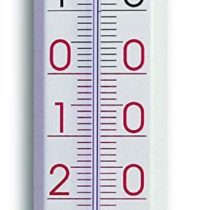 TFA Dostmann large indoor/outdoor thermometer, white, 20X4 cm (Pack of 3 )