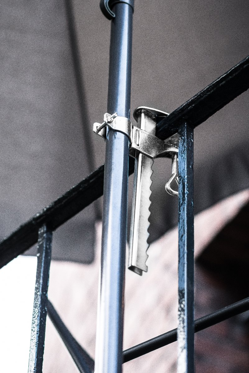 greemotion Sun Parasol Holder max. 32 mm Horizontal / max. 25 mm Vertical, Balcony Clamp for Garden Sun Umbrellas - Image 2