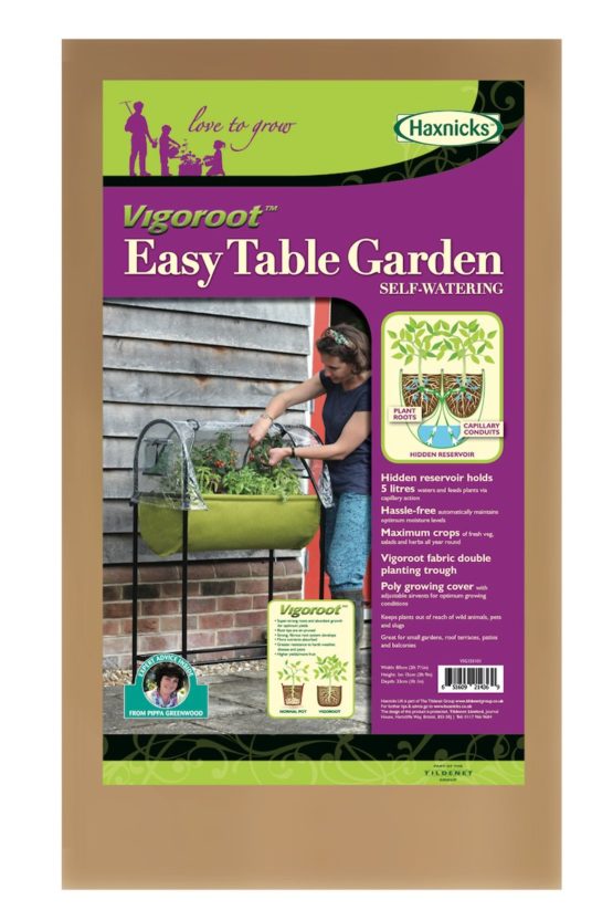 Haxnicks Self Watering Planter, Easy Growing Root System, Portable Greenhouse, Steel Frame – 34L Capacity, W 80cm D 33cm H 110cm, VIG150101