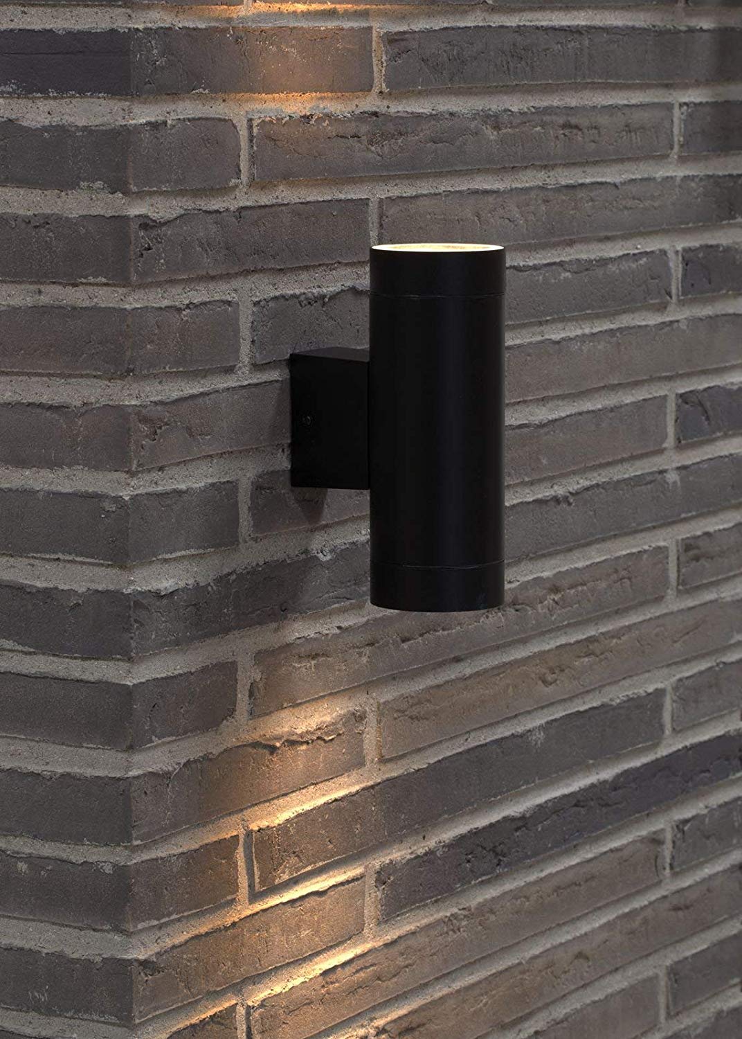 Nordlux Tin Outdoor Wall Light Black Metal GU10 Weatherproof - Garden, Patio, Entrance Mains Powered, IP54 - Image 3