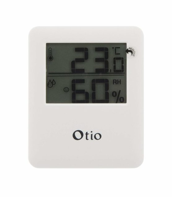 Otio - 936054 - Indoor Thermometer/Hygrometer, Black