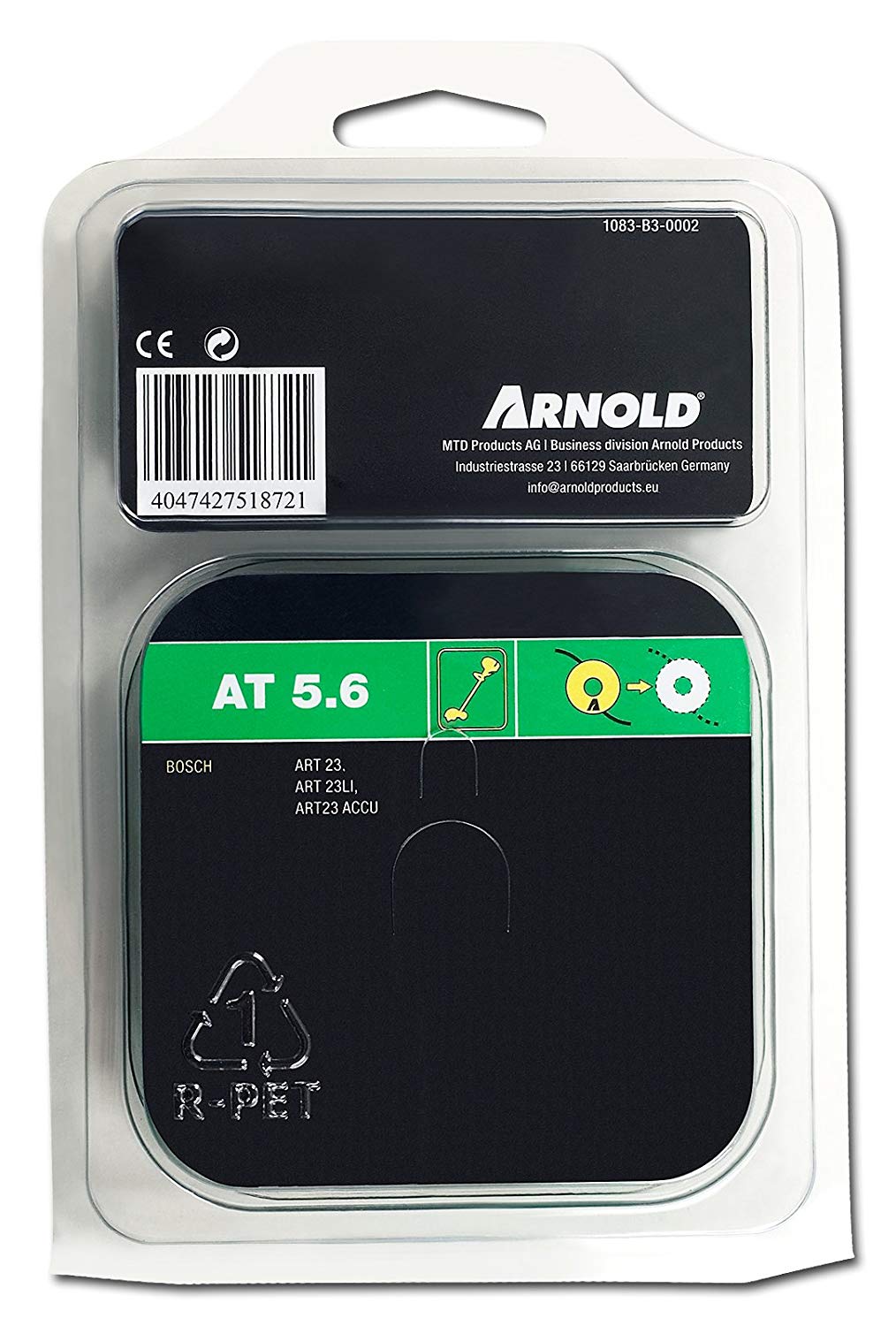 1 StÃ¼ck Arnold 1083-B3-0009 AT27 Ersatzmesser 5 fÃ¼r Bosch Art 23-18 Li