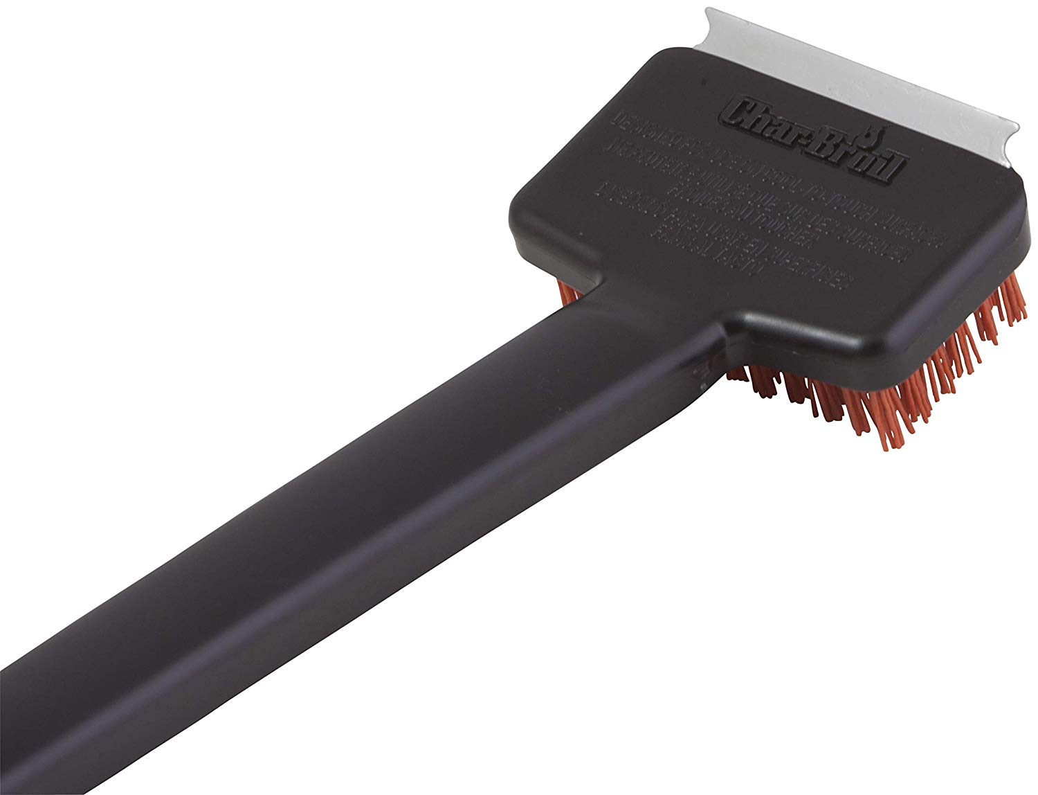 Char-Broil 140 789 - Cool-clean Brush.,Black/Red,9.3L x 5W x 38H centimetres - Image 2