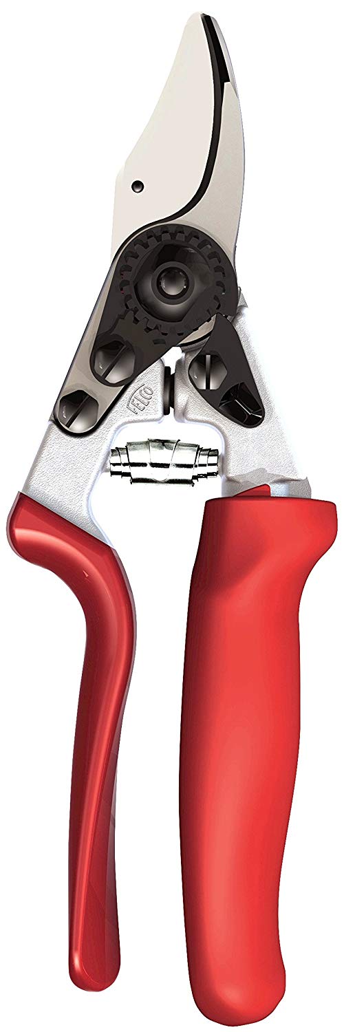 Felco Left Handed Secateurs Model 17 Medium Hands Forged Alloy Ergonomic Rotating Handle Floristry Gardening Horticulture Vineyard Bonsai Topiary