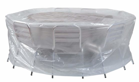 RIBILAND 07352 Table/Chair Cover Round Transparent