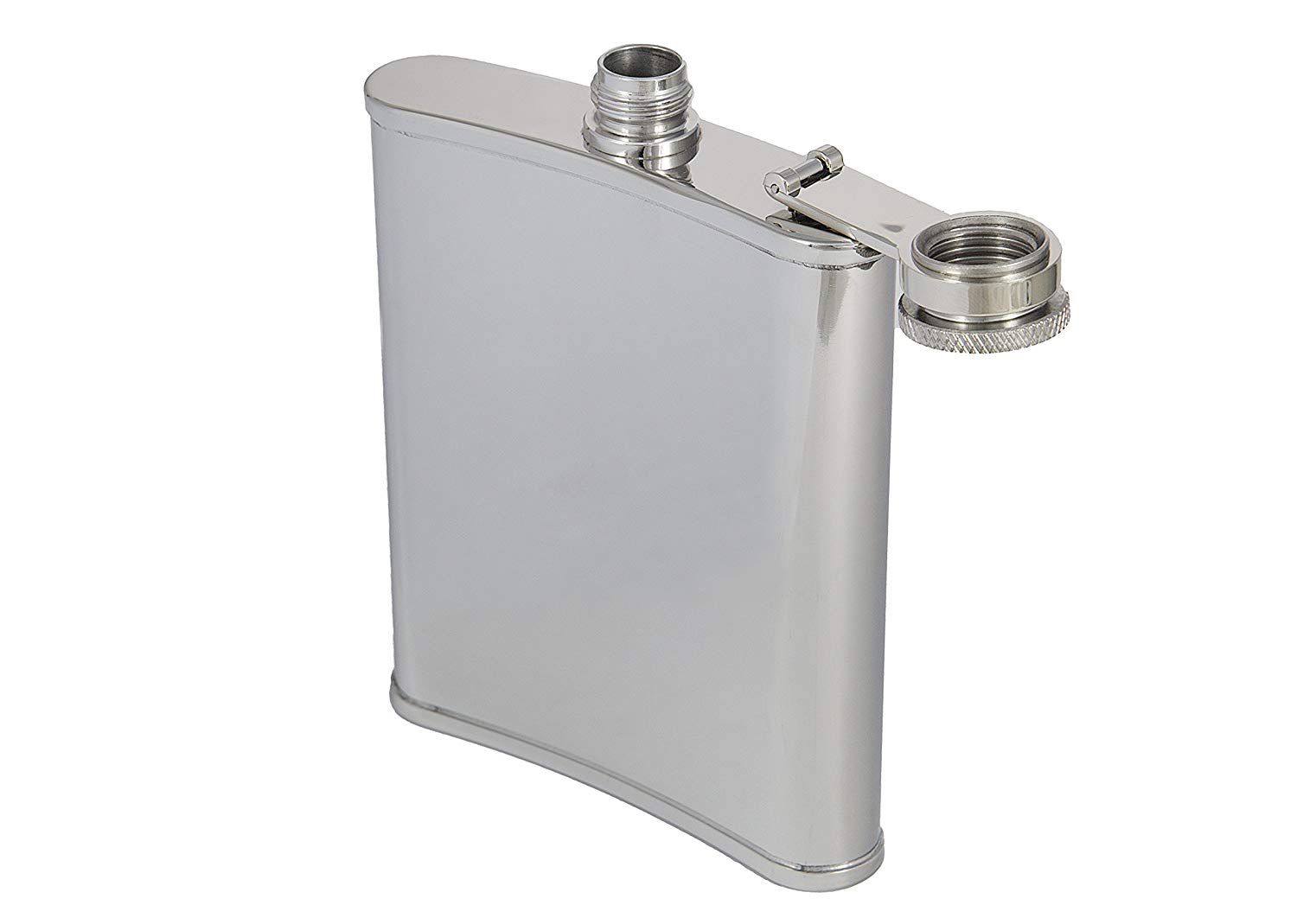 Zippo - Hip Flask, Stainless Steel, Silver, 177 ml, Polished, Ideal for Hiking and Outdoor Activities - Image 2