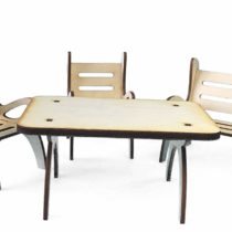 Petra's Craft News A GMH06FS1 consists of 1 Table Dining Set, 1 x Garden Bench and 2 Chairs – Set of 4