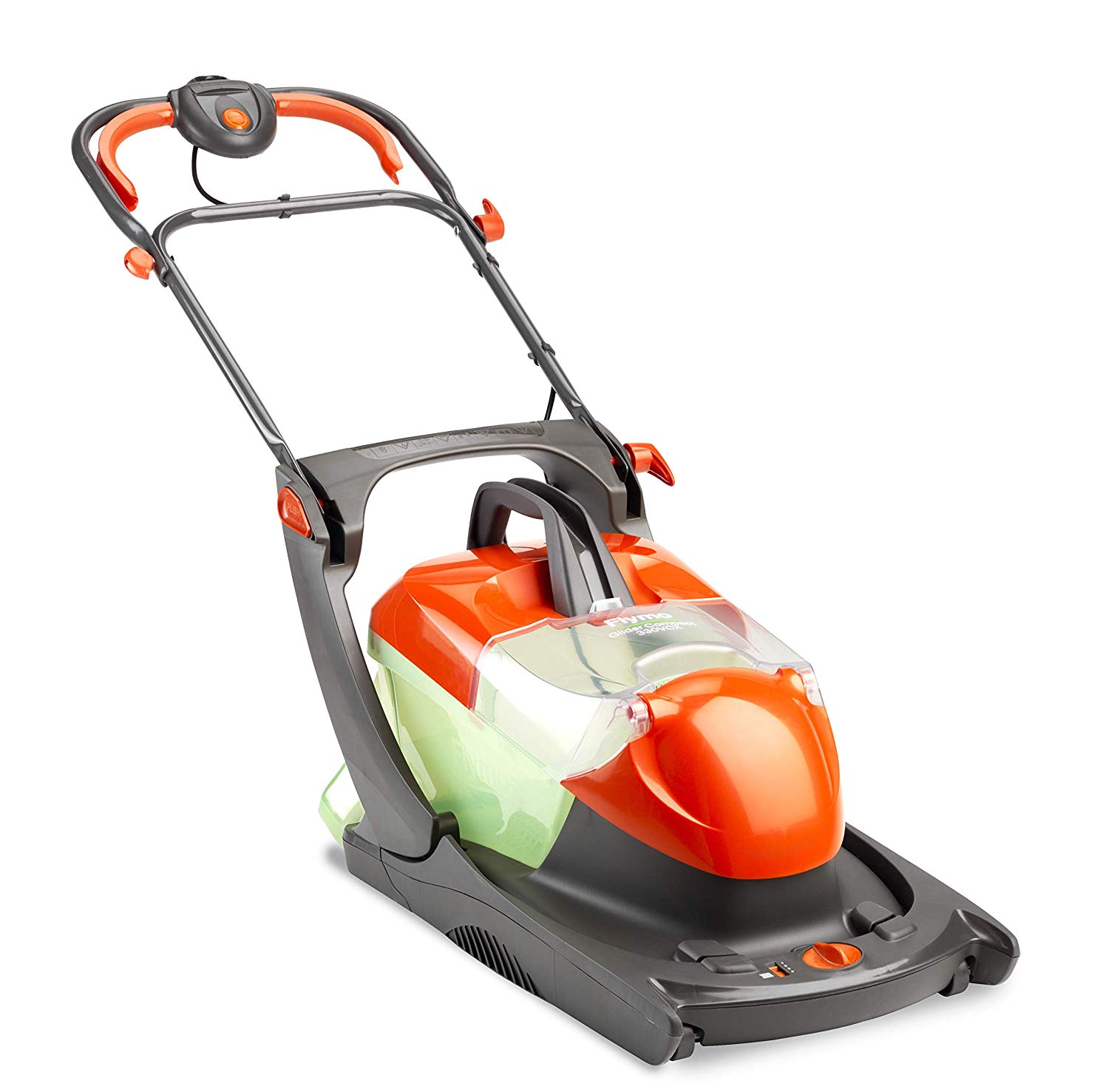 Flymo Glider Compact 330AX Electric Hover Collect Lawn Mower - 1700W, 33cm Cutting Width, 22L Grass Box with Vision Window, Foldable Handles - Image 2