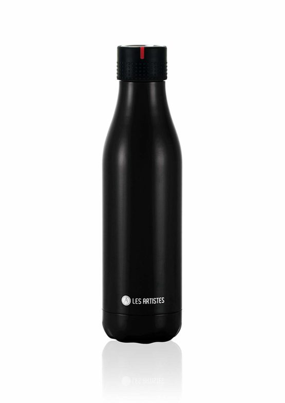 LES ARTISTES LES ARTISTES A-1965 Travel Mug 0.5l Bottle UP, Black Travel Mug Bottle Up 500ml - Black, 0.5