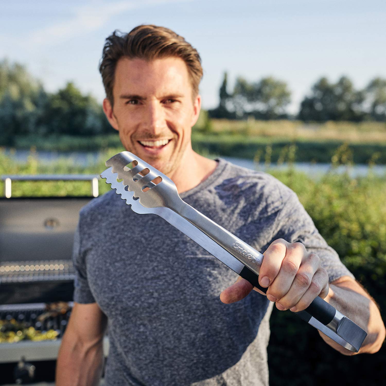 Enders Premium BBQ tong stainless steel - Image 3