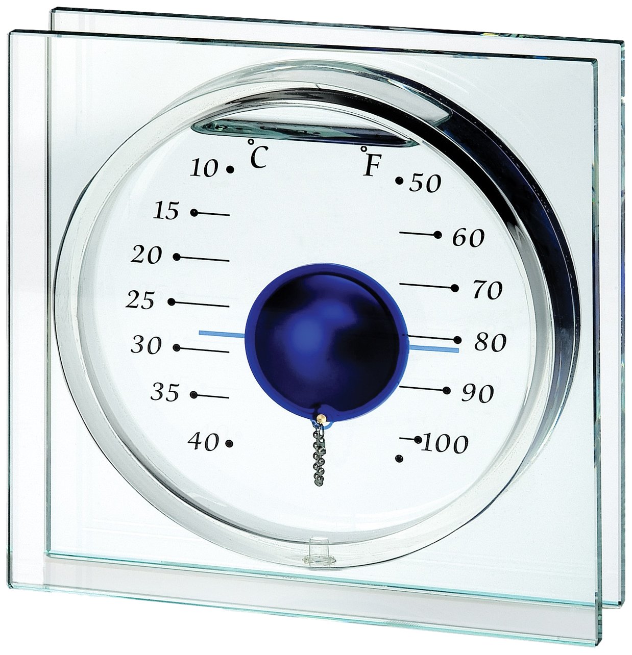 Koch Magic Ball 10211 Decorative Thermometer Blue