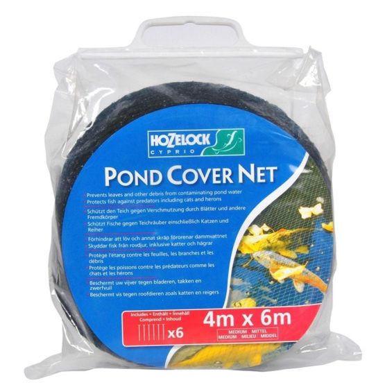 Hozelock 1736 0000 Pond Cover Net, 6 m x 4 m, Black