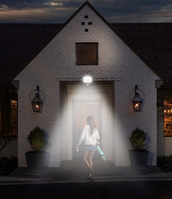 V-TAC 150 Waterproof Outdoor Security LED Floodlight with Samsung LED 1-metre wire Black Body Grey Glass IP65 4000K Day White 12000 lumens [Energy Class A+] - Image 4