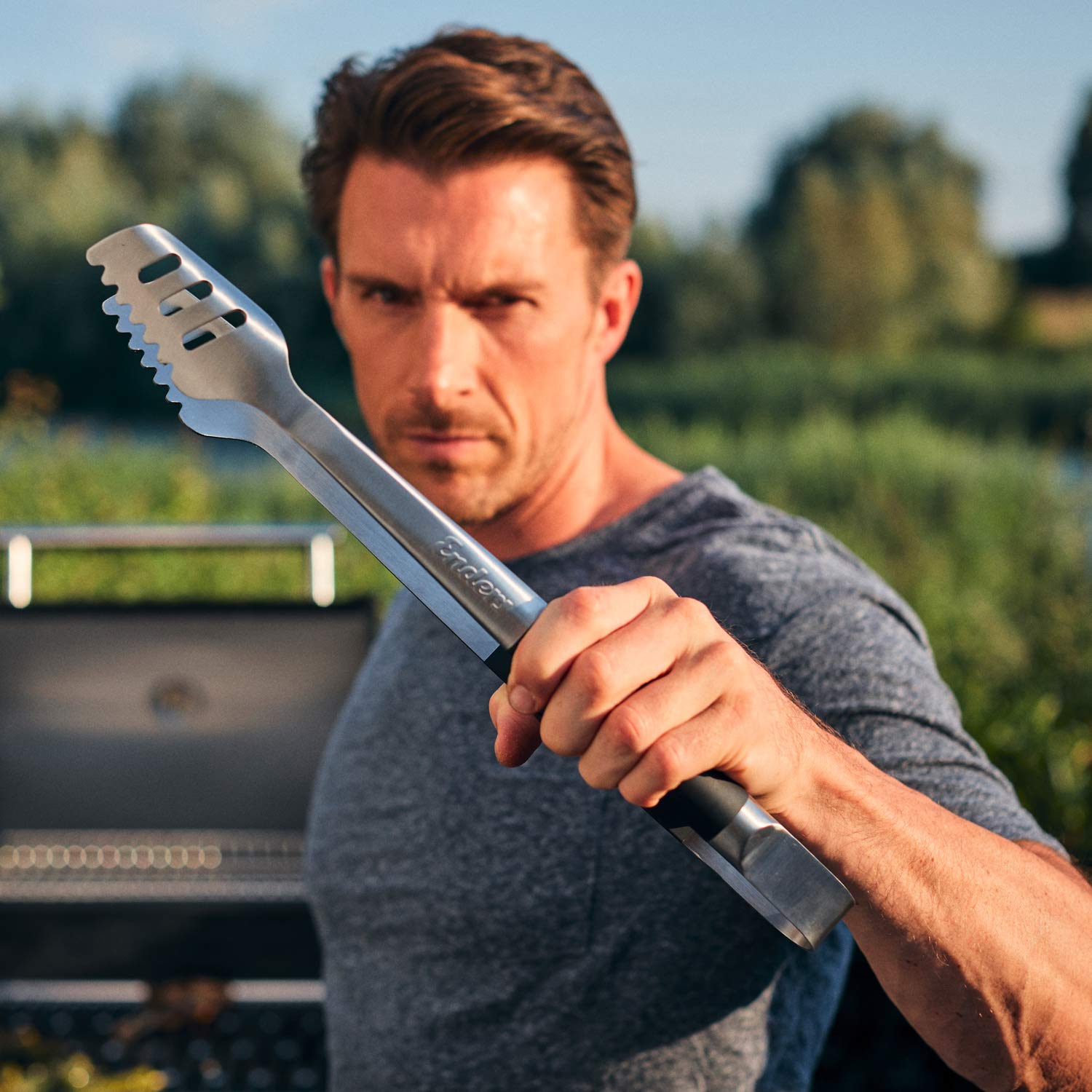 Enders Premium BBQ tong stainless steel - Image 4