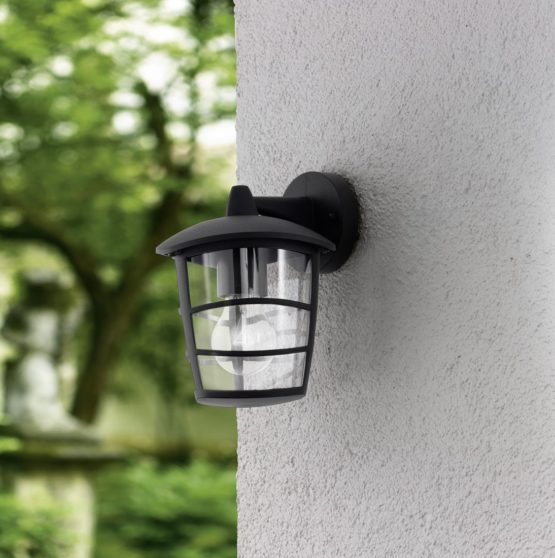 EGLO 93098 E27 Black Outdoor Wall Light ALORIA - Image 2