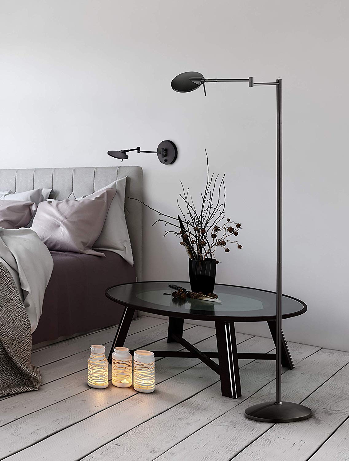 Trio Leuchten Kazan Wall Light Metal 8 W Matt Black - Image 4