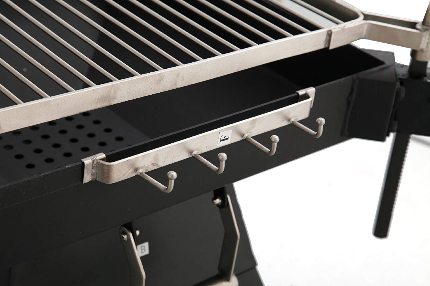 Tepro BBQ Grill With Swivel/HeightAdjustable Grill Seaport Black