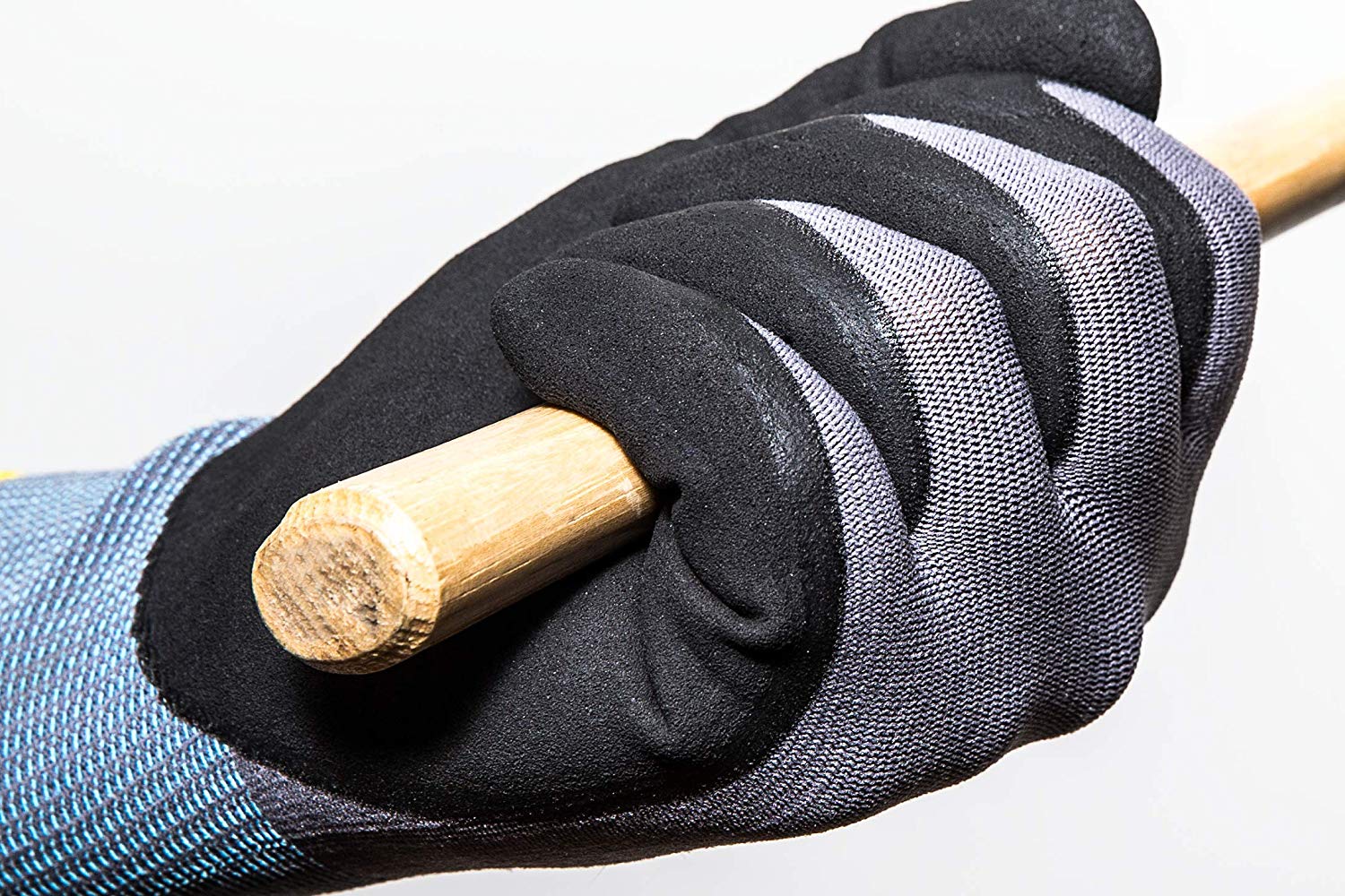 JAH Knitted Cotton/Polyamide Gloves with PVC Grip Dots – Non-Slip Grip for Warehouse, Assembly & Shipping