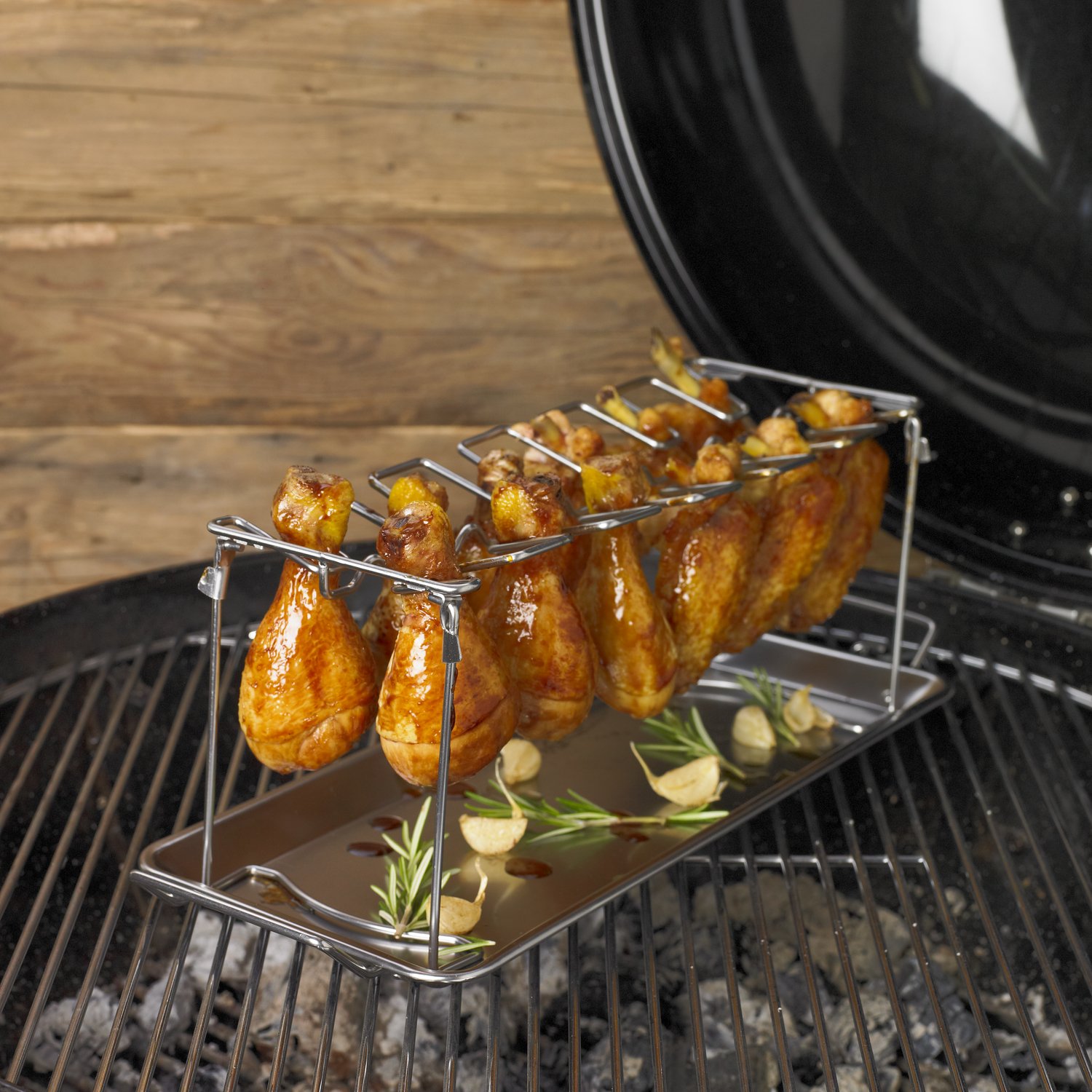 RÖSLE 25144 Chicken Wings Rack, Stainless Steel, 47x16.5x5 cm - Image 3