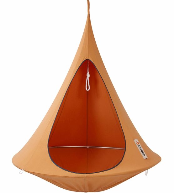 Cacoon Single Indoor/Outdoor Hanging Chair Ø1.5 m, Mango Orange