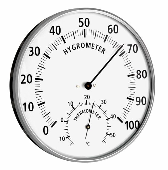 Blooming Weather 45.201900000000002 Analogue Thermo-Hygrometer - Chrome
